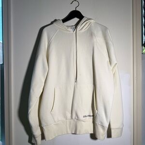 Collusion oversized Cream Hoodie